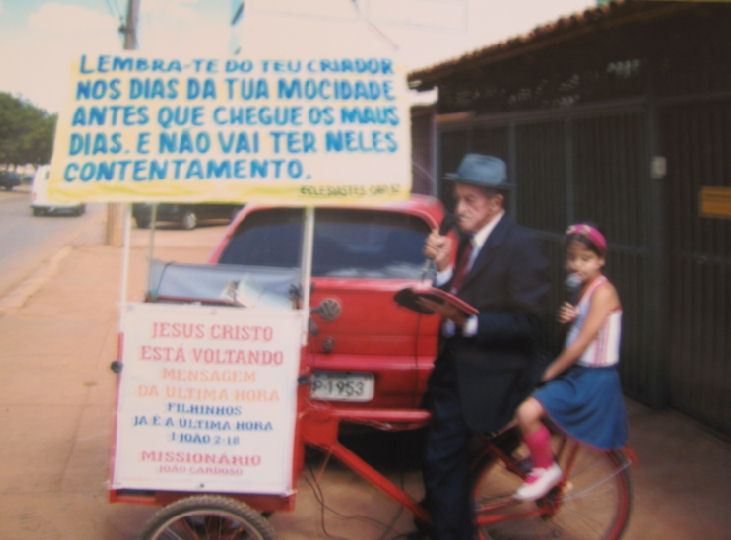 Irmao Joao Cardoso e sua bicicleta